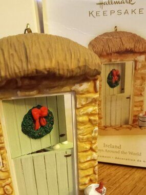Hallmark Doorways Around the World Ireland Christmas Ornament 2008